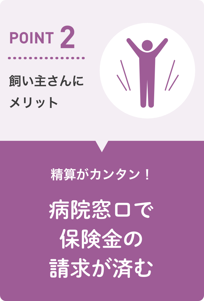 充実のどうぶつ長生きサポート