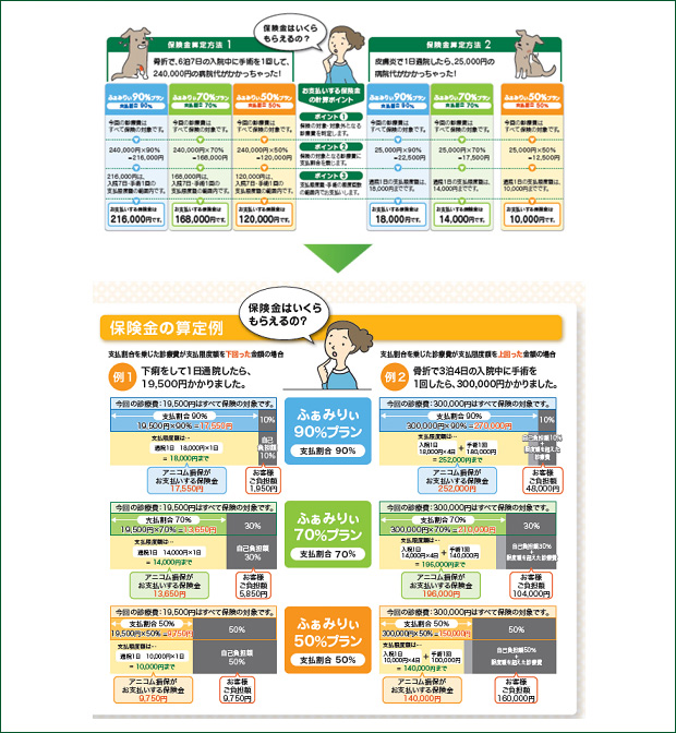 保険金算定方法の表示の改善