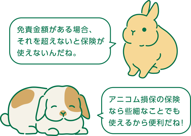 アニコム損保の保険なら些細なことでも使えるから便利