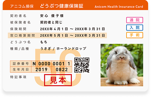 どうぶつ健康保険証ぷち