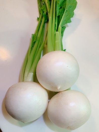 胃腸を温め、内臓の働きを助けるカブ