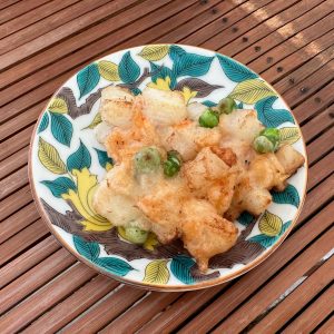 桜海老のかき揚げ焼き