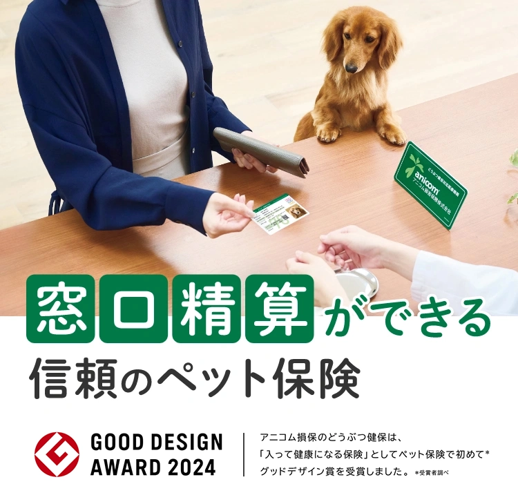 窓口精算ができる信頼のペット保険