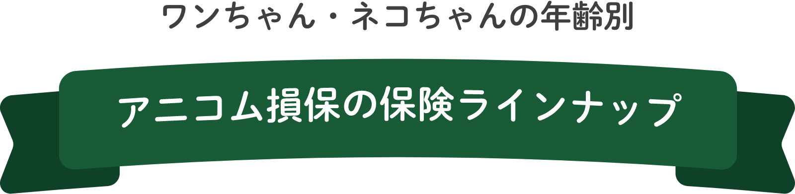 アニコム損保の保険ラインナップ