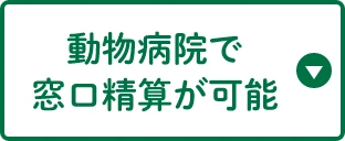 動物病院で窓口精算が可能