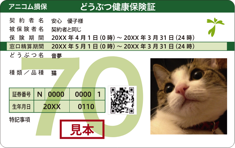 どうぶつ健康保険証