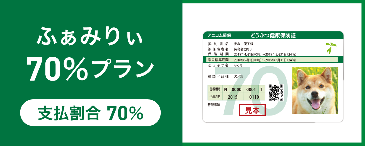 ふぁみりぃ70%プラン