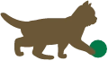 猫のシルエット