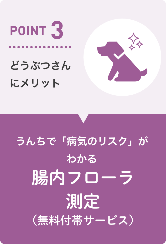充実のどうぶつ長生きサポート