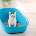 トイレにいる子猫