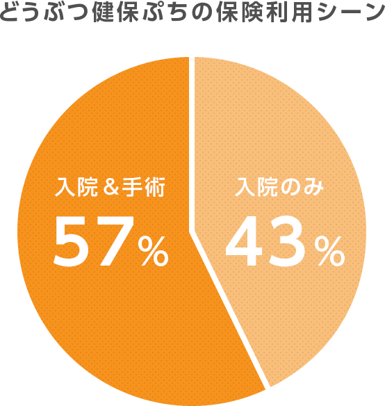 高額になりがちな入院と手術に特化。