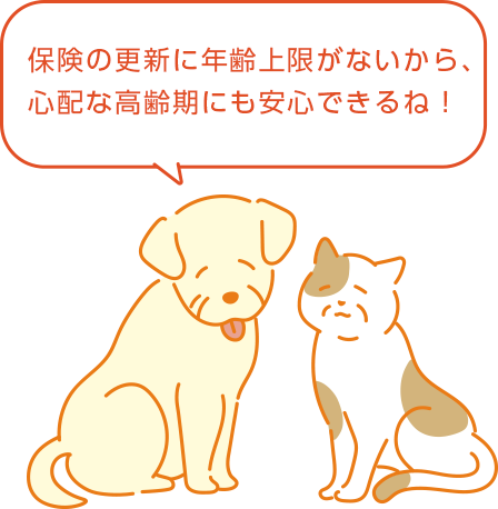 さまざまなケガ・病気を補償 イメージ