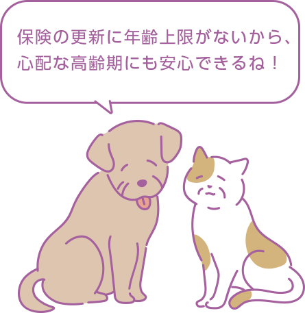 さまざまなケガ・病気を補償 イメージ