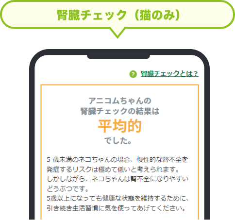 腎臓チェック（猫のみ）