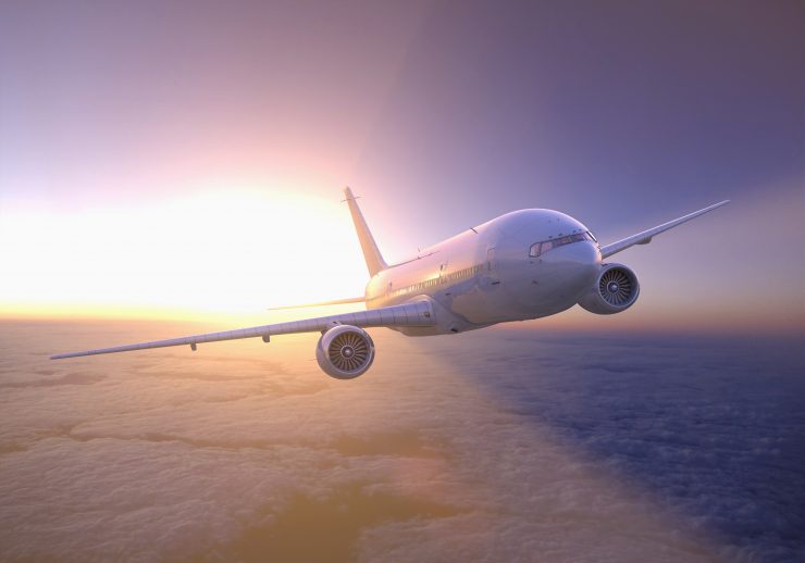 飛行機の写真