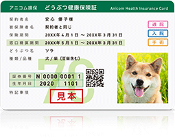 どうぶつ健康保険証