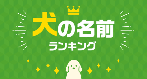 犬の名前ランキング